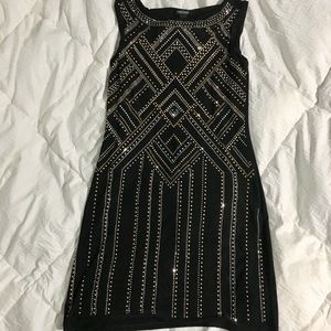 Jeweled White House Black Market dress